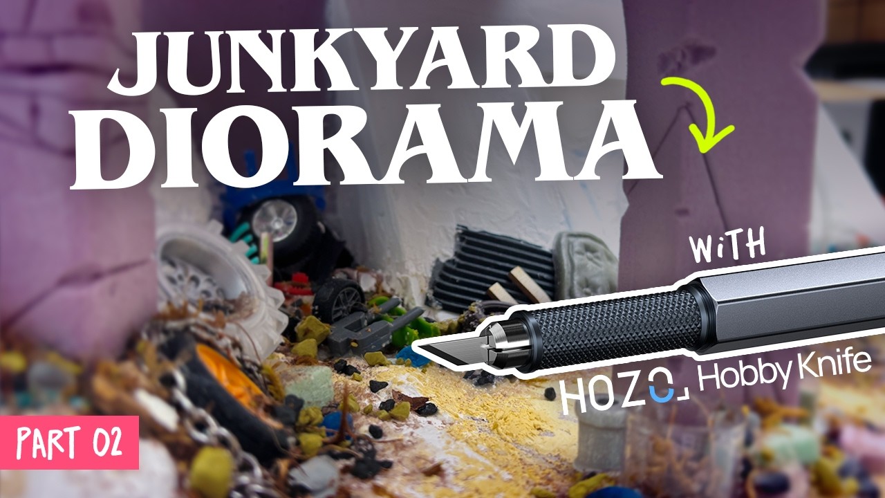 Continuing my October Diorama Challenge with the HOZO Hobby Knife //Junktober Part 2