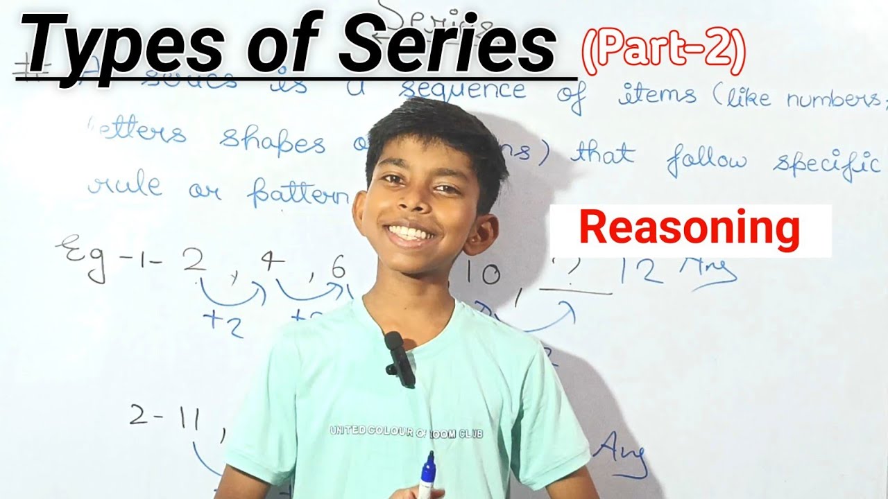 Types of Series || Series|| Reasoning|| Explanation in Hindi and ...