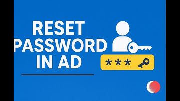 Reset Domain User Password in Active Directory | Step-by-Step Guide