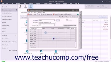 Sage 50 2018 Tutorial Deleting and Inactivating Accounts Sage Training