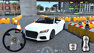 Audi S5 Cabriolet Impossible Parking AutoPark School Level 96 : Car Parking 2025 : Android Gameplay
