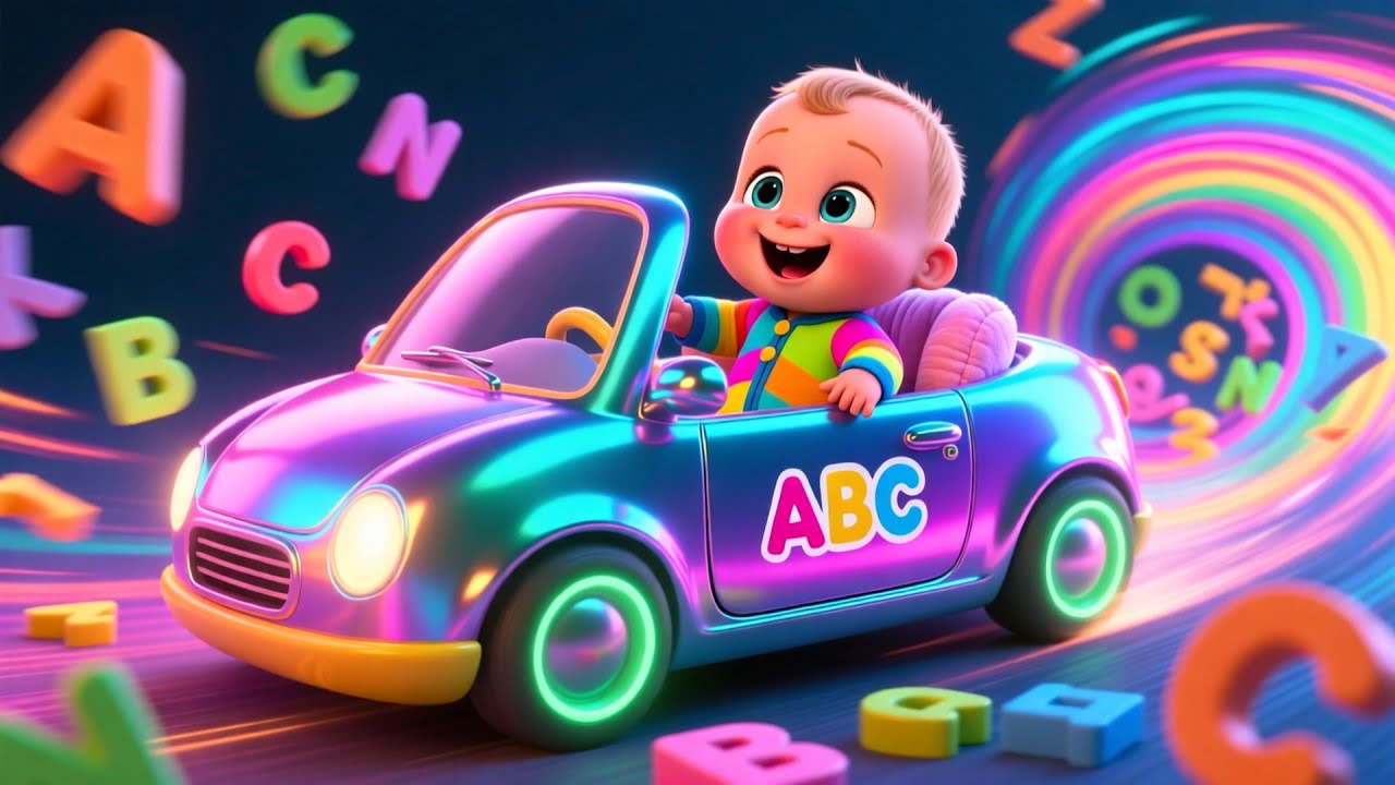 Baby’s Wroom Wroom Car Zoom 🚗💨 Fun Car Song for Kids | Learn Vehicles & Numbers