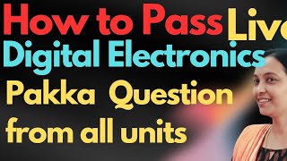 Digital Electronics Important Problems #DElive #EngineeringMathematicslive