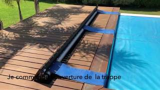 Bâche à bulles automatique piscine
