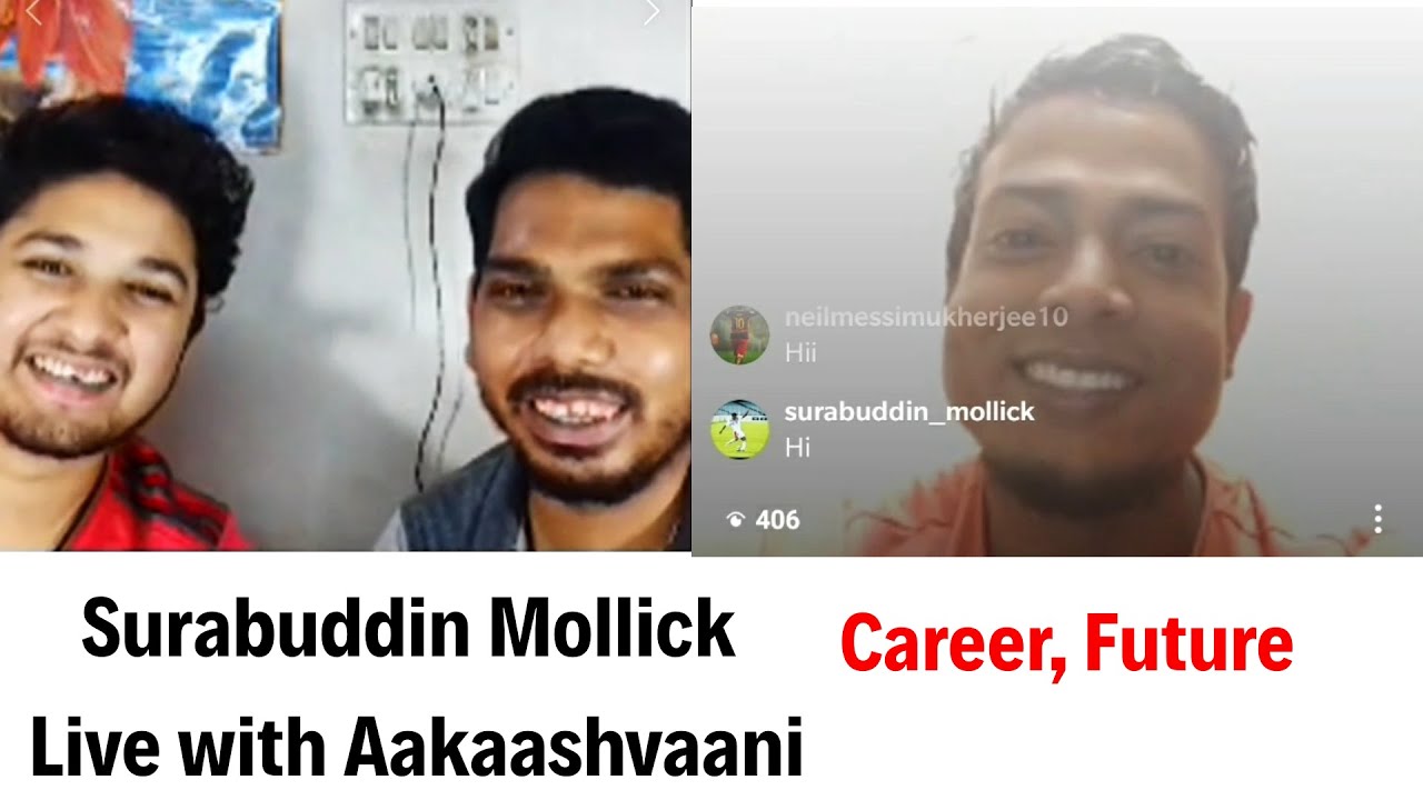 Surabuddin Mollick Live with Aakaashvaani 🔥 Football Aadda