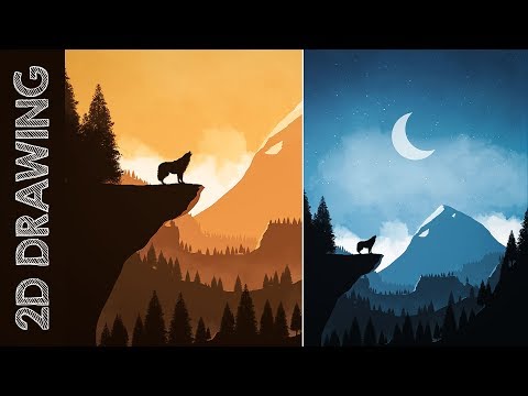 How to EASILY Draw D Landscapes in Photoshop