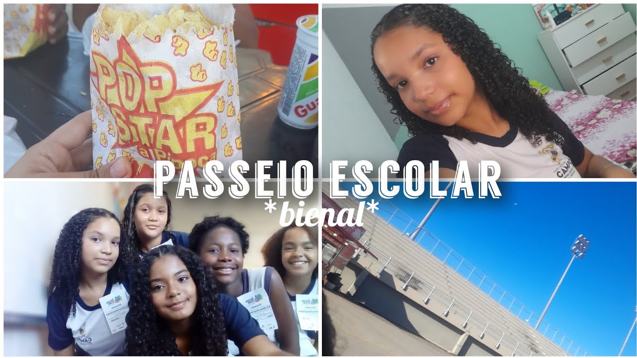 Passeio escolar para o bienal🚍☀️