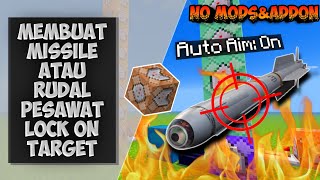 CARA MEMBUAT RUDAL LOCK ON TARGET — TUTORIAL COMMAND BLOCK MCPE #39 screenshot 5