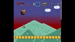 Super Mario World Custom Sprite: Rocketbarrel
