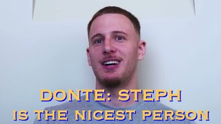DONTE DiVINCENZO: “Once I had the conversation with Steph (Curry) & Draymond everything slowed down”