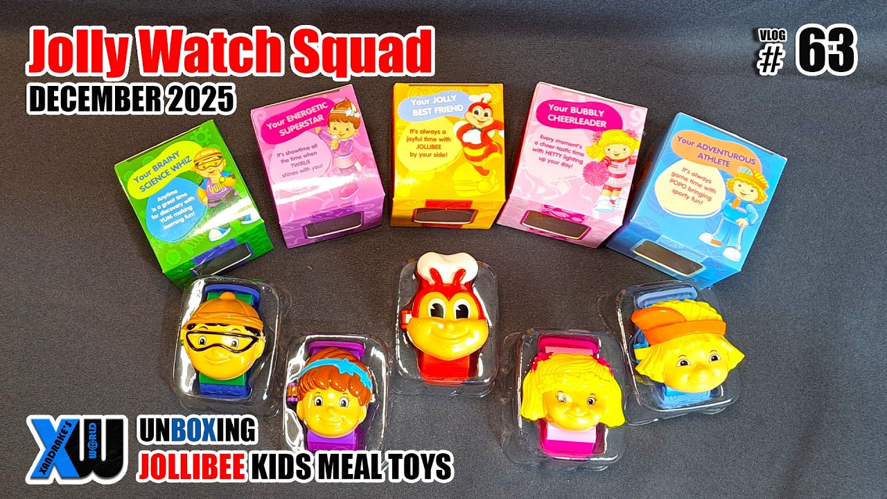Jolly Watch Squad | Jollibee Kids Meal | December 2025 | Unboxing