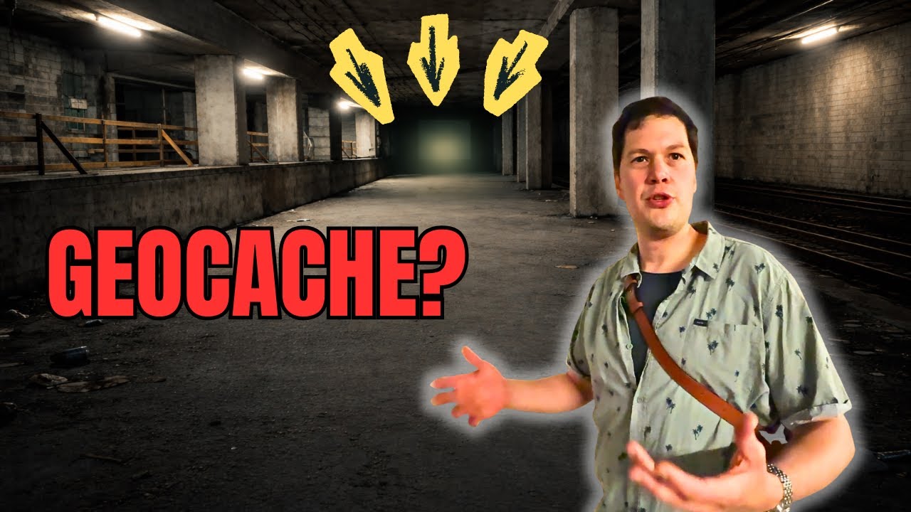 Геокешинг на заброшенной железнодорожной станции!