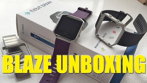 Fitbit Blaze: Unboxing & hands-on review