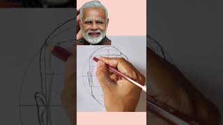 how to draw Narendra Modi Drawing