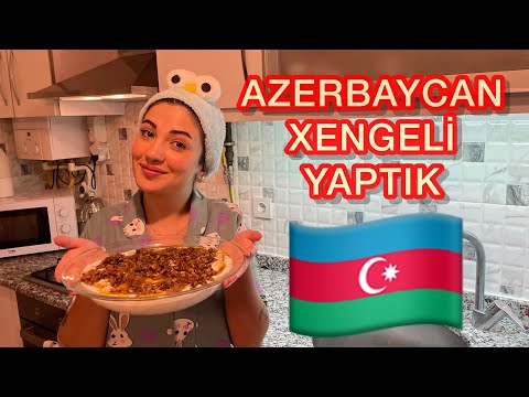 AZERBAYCAN XENGELİ YAPTIK NUŞ OLDU 👌🏻🇦🇿🇹🇷 #xengel #cemilteris #asmr