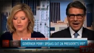 Rick Perry Chewed Alive By His Own Words, Oops
