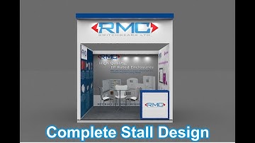 Tutorial on Modeling stall,Texturing and Lighting a 3d exhibition stall in 3dsmax #stalldesign Part2