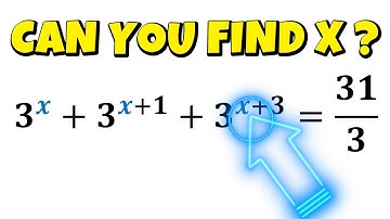 Can You FIND The value of x ?? An Exponential Equation
