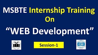 MSBTE Six Week Industrial Training | Session-1 |