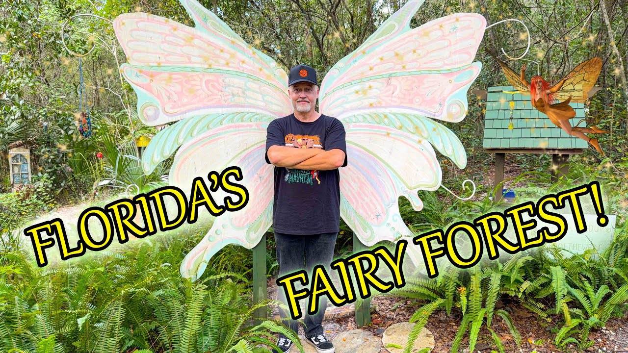 Исследуйте парк «Подкова» и волшебную тропу фей | Причудливая скрытая жемчужина Флориды в Кассадаге!