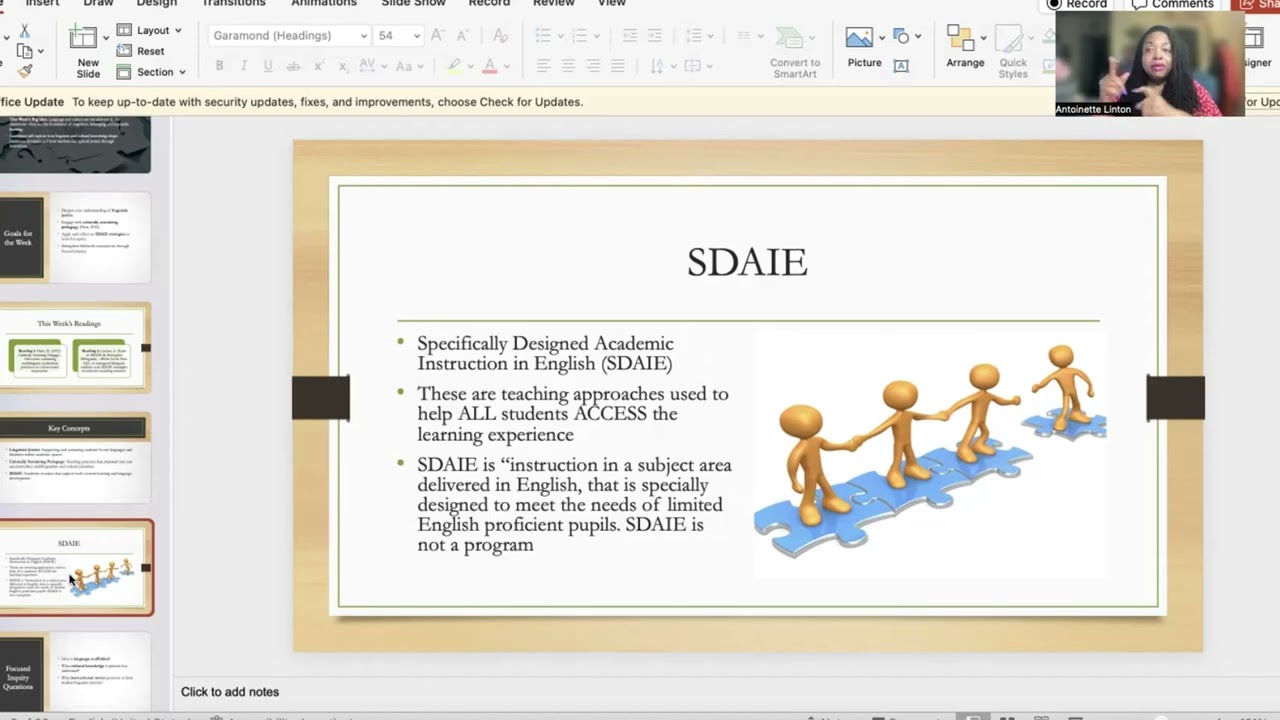 Week 4 Let's talk about language supports