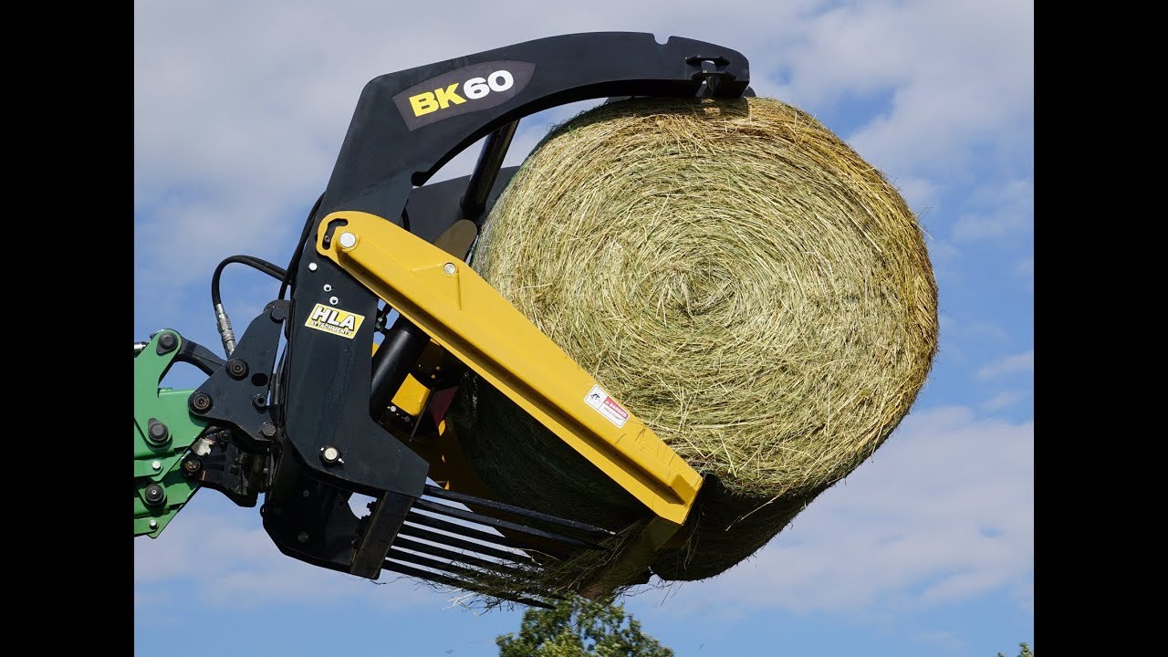 HLA Bale Knife working at Savage Farms in Sparta TN, Fall 2017 YouTube