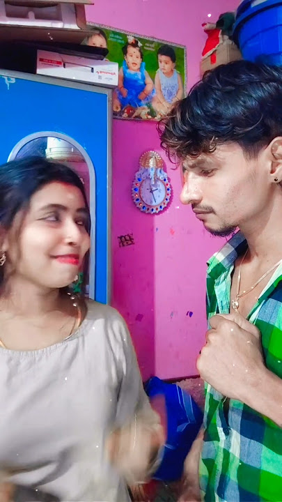 why this kuru kuru parvai😁😍 @PrathikaCutZ #trending #love #couplecomedy #shorts #views