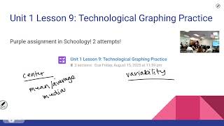 Unit 1 Lesson 9: Technological Graphing Practice