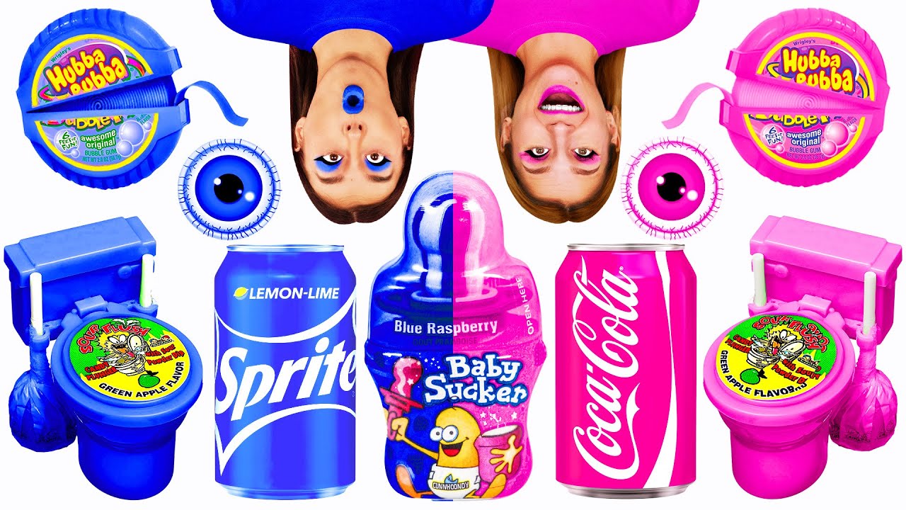 Красная еда vs Синяя еда Челлендж | Потрясающие Кухонные Лайфхаки с TaTaRa Challenge