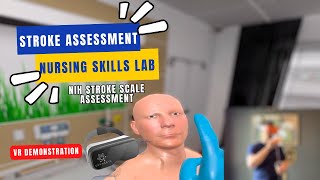 NIH Stroke Scale Assessment Demonstration | VR Nursing Simulation | Intulect Nursing