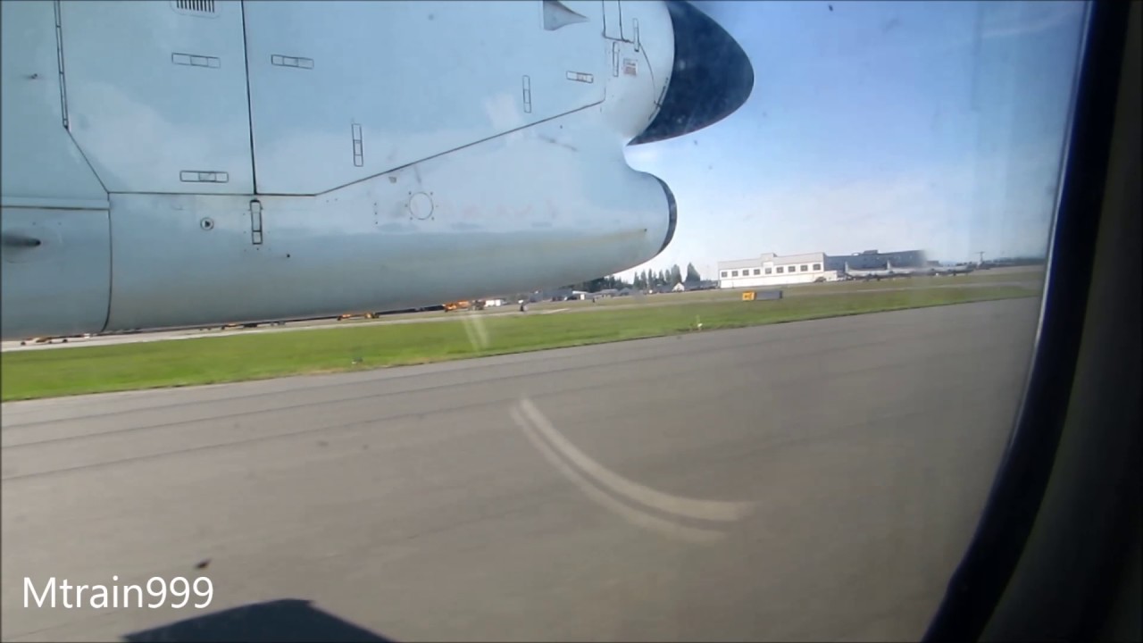 Air Canada Dash-8 take off, YQQ