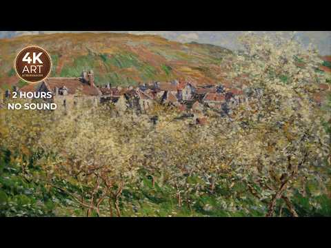 Monet: Plum Trees of Survival - 2 Hours Screensaver