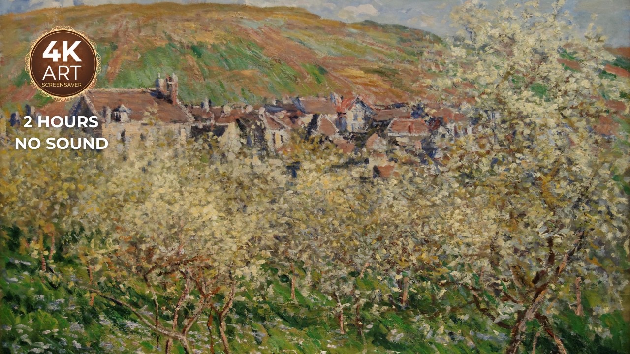 Monet: Plum Trees of Survival - 2 Hours Screensaver