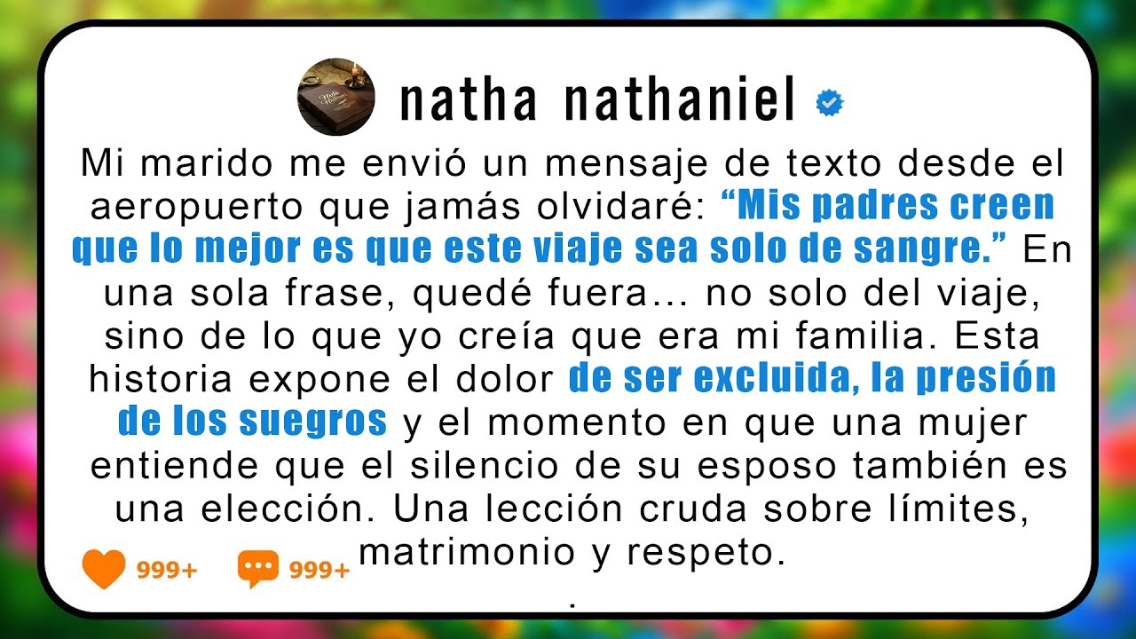 “Que sea solo de sangre” — El mensaje de mi marido desde el aeropuerto