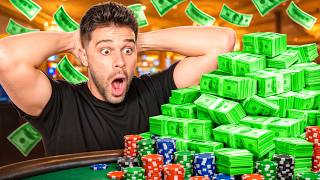 I Tried SPLITTING TENS Playing Blackjack..
