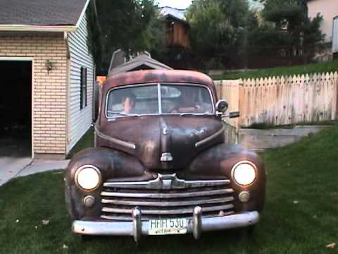 1947 Ford flathead V8 1st run after sitting 31 years