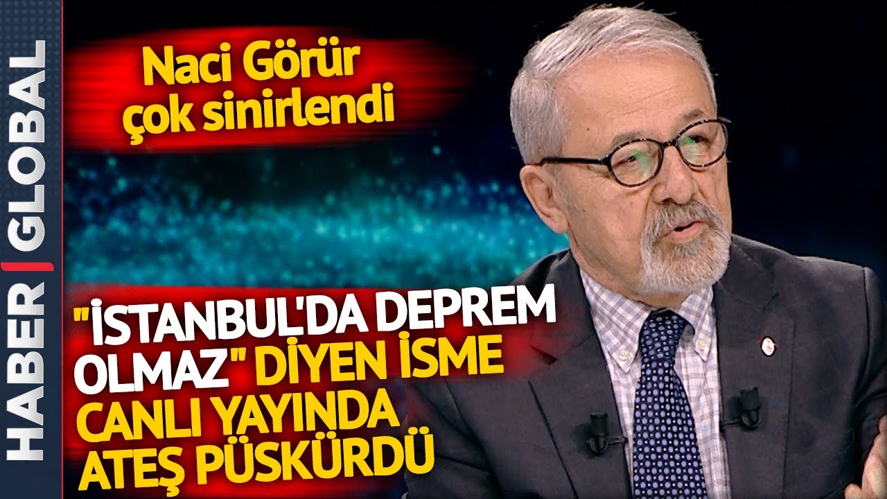 ⁣Naci Görür, İstabul'da Deprem Olmaz Diyen İsme Canlı Yayında Ateş Püskürdü