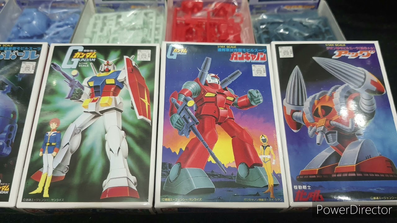 Vintage BANDAI 1980 gundam build kit