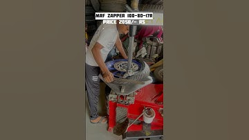 MRF ZAPPER 100-80-17R for R15 v4 #shorts #youtubeshorts #r15v4 #automobile #bike