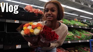Vlog | Surprising my Mom for Valentine’s Day + mini grocery vlog