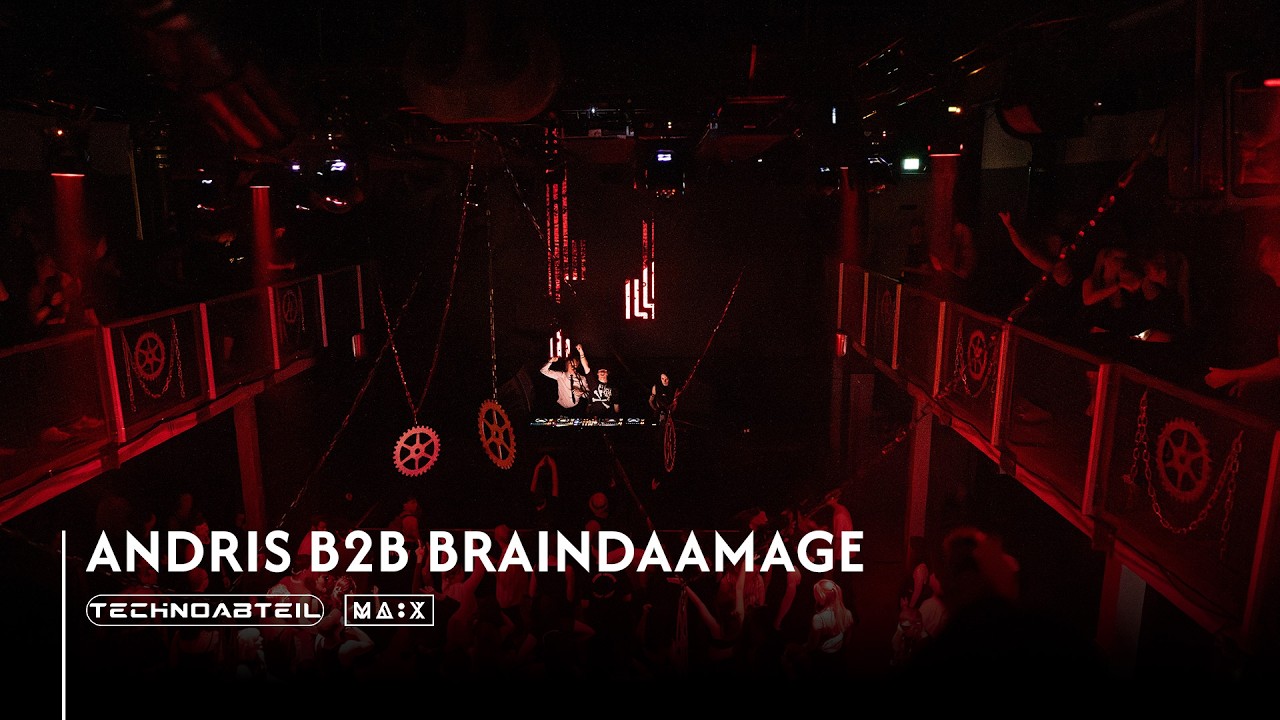 ANDRIS B2B BRAINDAAMAGE @ Technoabteil, Mäx Zürich