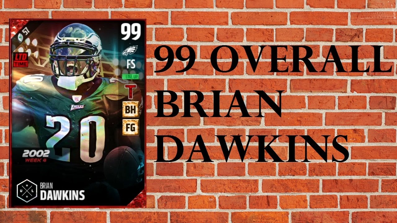 How Good is Boss 99 Overall Brian Dawkins? - MUT 17 Player Review