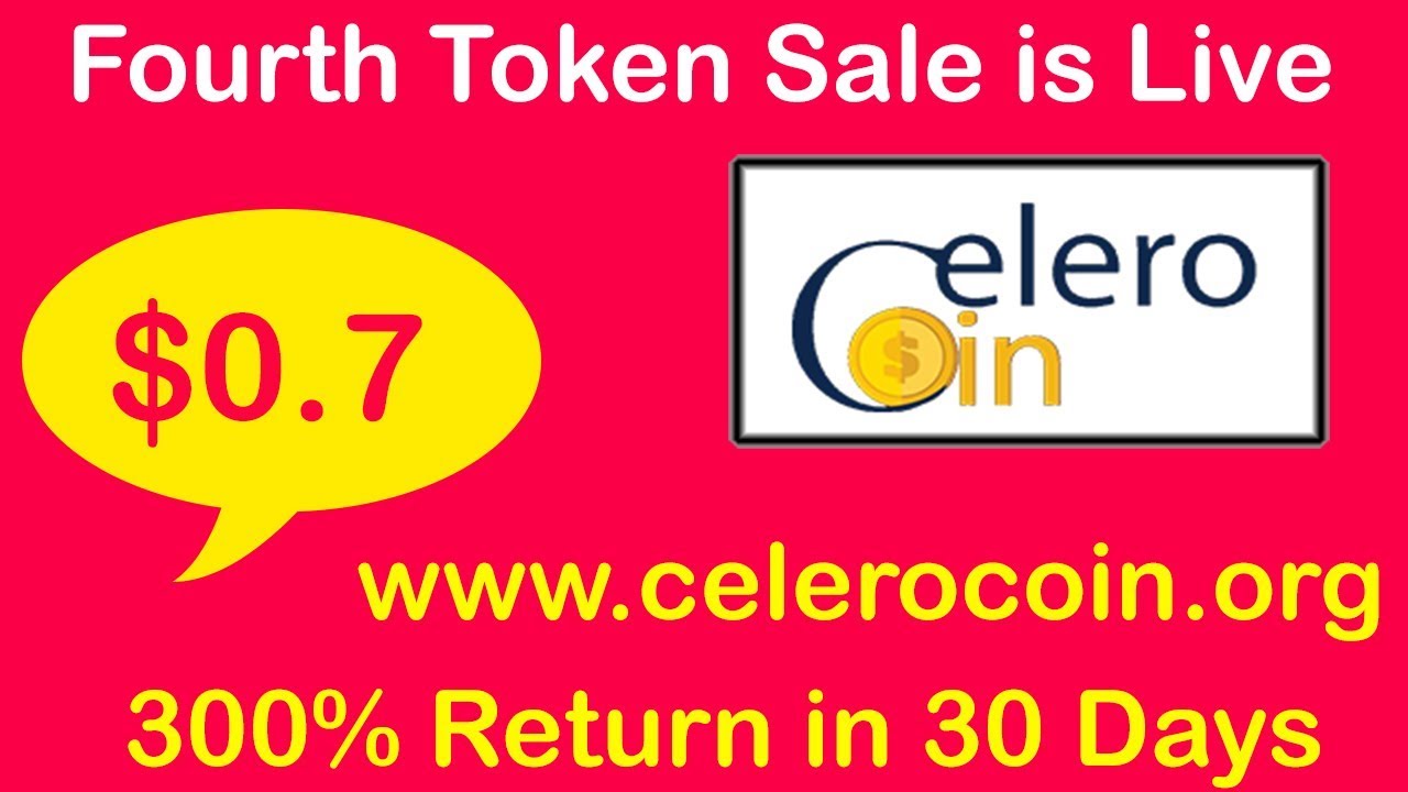 Celerocoin Fourth Token Sale is Live Now