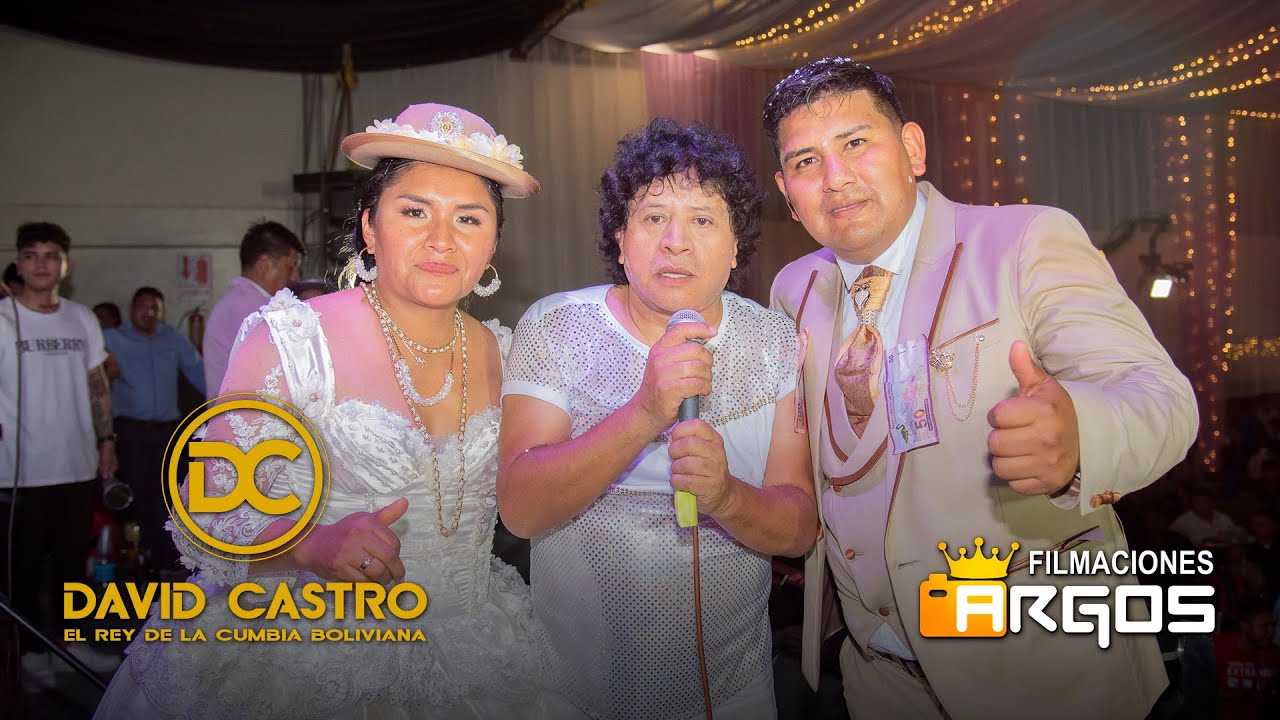 David Castro en vivo 2023 Tarija, Bolivia -  Matrimonio de Cristian y Zenobia. 📸 Argos Filmaciones 📀