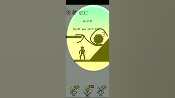 Draw 2 Save 3 #android #gameplay Level 87 #draw2save #trending #shorts #trendingshorts #shortsvideo