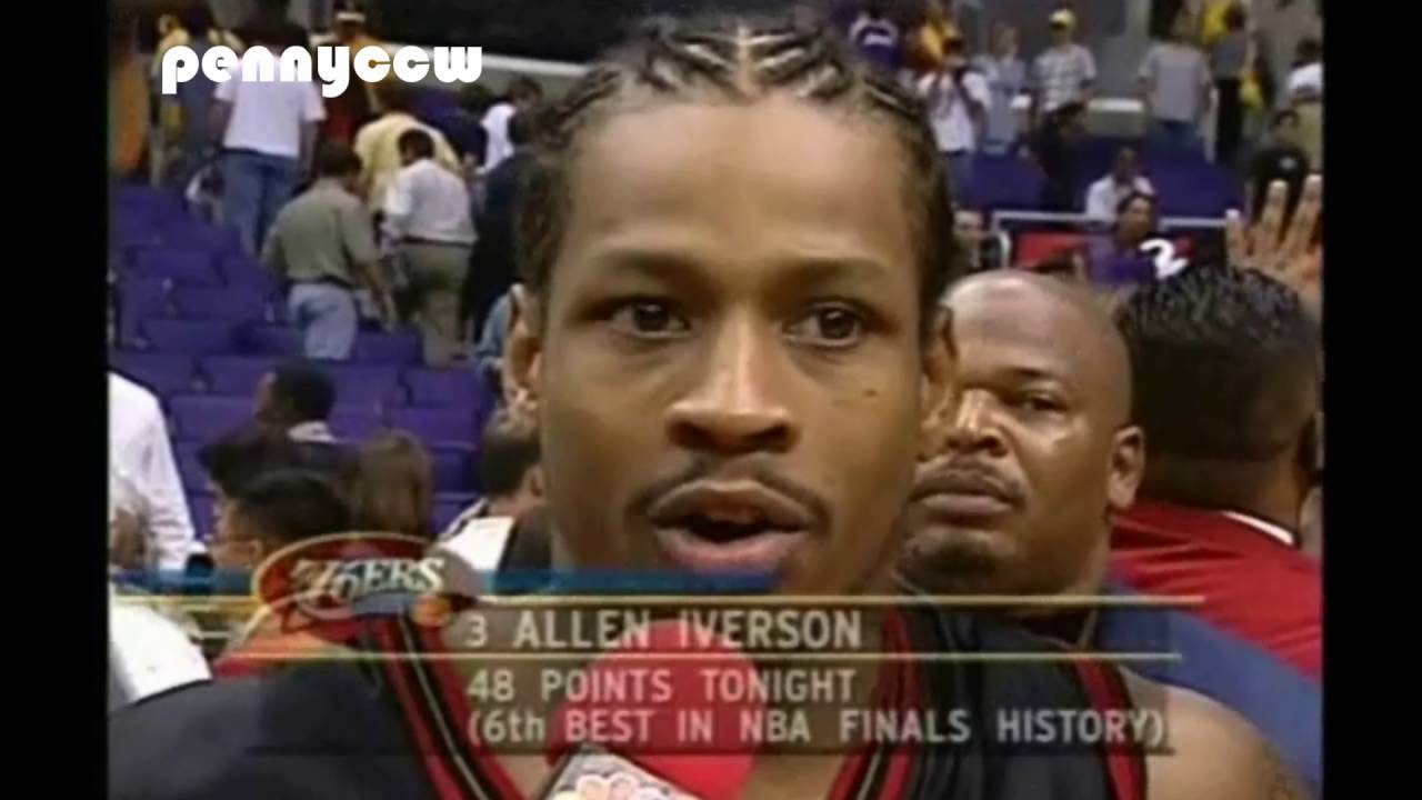 Allen Iverson Greatest Game: 48pts vs the Lakers (2001 NBA Finals Game 1) 