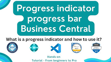 progress indicator in business central | business central tutorial | progress bar | goms tech talks