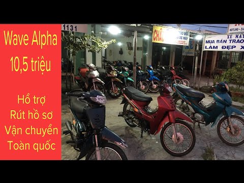 Video | Wave Alpha lóc đen | Đầu lòng nồi máy móc nguyên Zin... - youtube