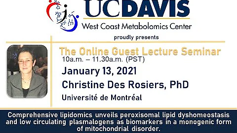 WCMC Seminar - Dr. Christine Des Rosiers