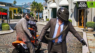 GTA 5 'Jewel Store Heist (Loud)' Mission 8K Gameplay | RTX 5090 Remastered Graphics MOD